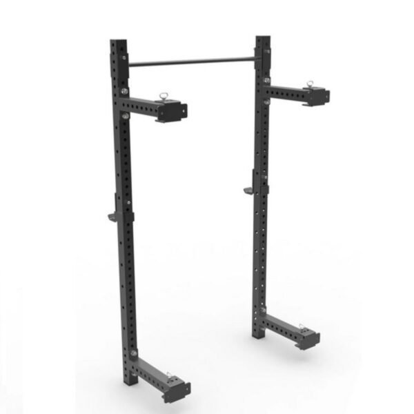 rack squat mural pliable salle sport a la maison