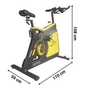 velo spinning professionnel dimensions