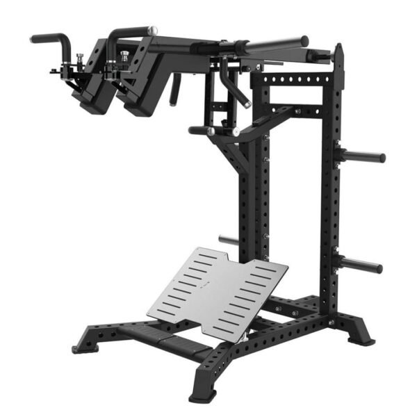 hack squat and shoulder lift